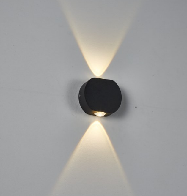 Wasserdichte IP65 4W LED-Wandleuchte für den Außenbereich, Aluminium-Wandleuchte, Garten-LED-Wandleuchte