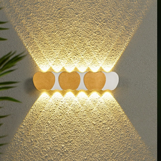 Neue Korridor Treppen Beleuchtung LED Wand Lampe Im Freien Wasserdichte IP65 Oben Und Unten Wandleuchte Acryl Licht Garten Lichter 220 V
