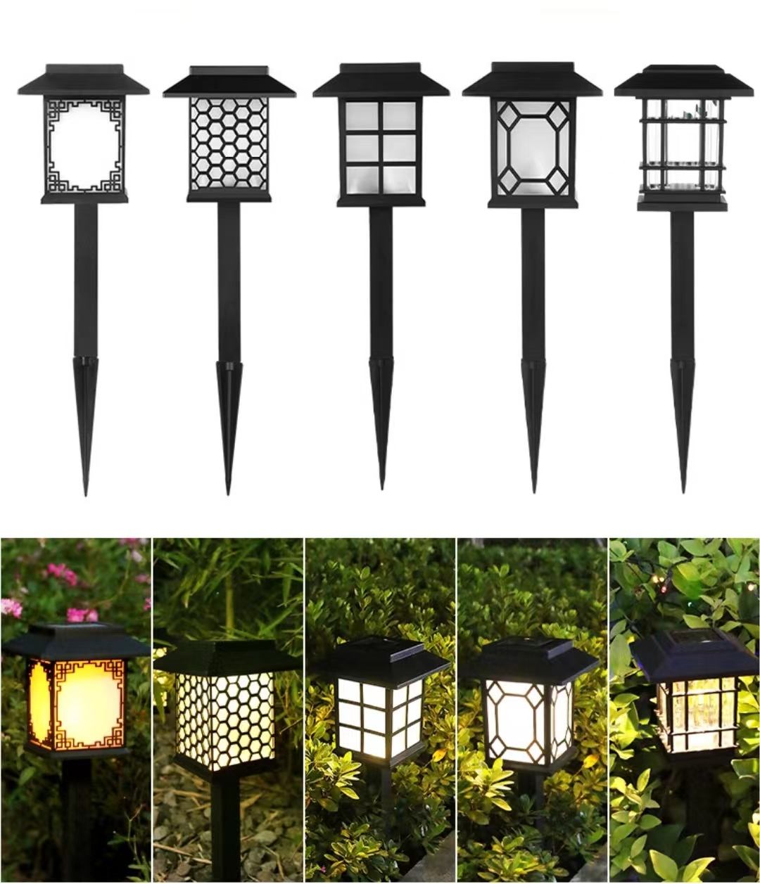 lampada da parete solare da esterno
