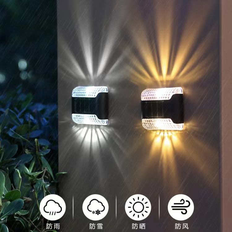 lumières solaires menées en plein air
