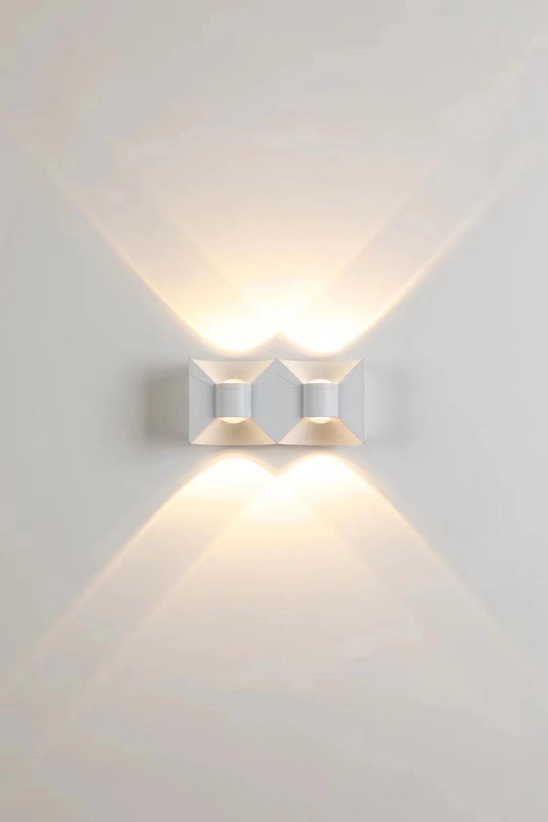 6 W 12 W Bogen Wand Lampe Wasserdichte LED Wand Licht Garten Haushalt Dekorative Lichter Fabrik Preis Schwarz Und Weiß gehäuse