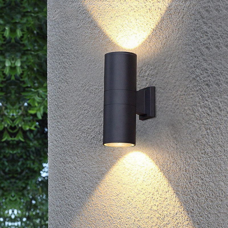 Luz de pared LED para exteriores de doble cabeza hacia arriba y hacia abajo COB de 6W