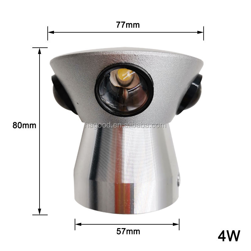 Moderne LED-Wandbeleuchtung für den Außenbereich