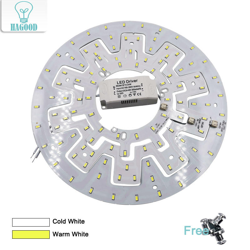 Moderne LED Plafonniers 12-24W Cuisine Source de Lumière Module AC220V Salon Économie D'énergie Plafond Éclairage Rénovation Conseil